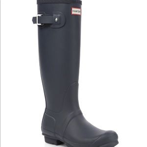 Hunter Original Tall Black Rubber Rain Boots
